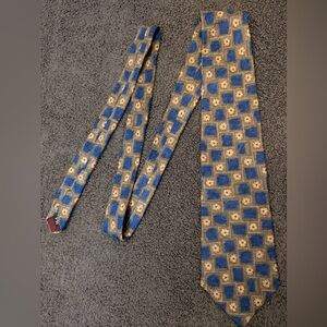 Barrington Blue and Tan Patterned‎ Men's Tie